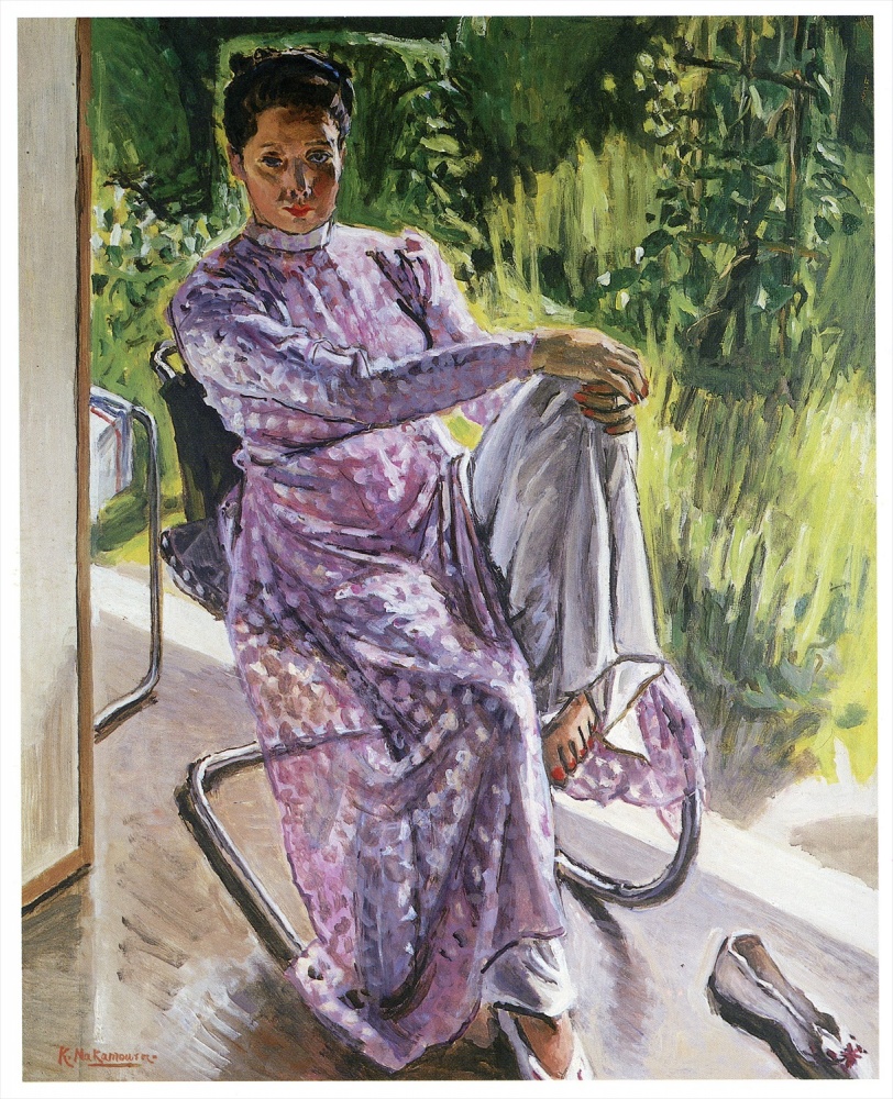 中村研一「サイゴンの夢」1947年、当館蔵