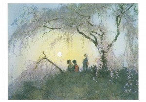 (19)吉田博「雲井桜」