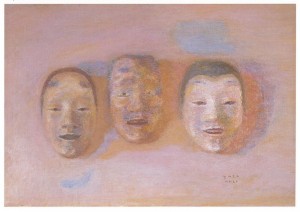 (16)坂本繁二郎「能面」