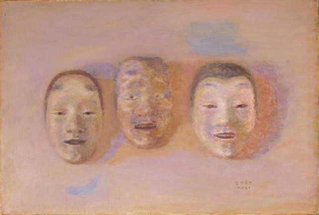 坂本繁二郎「能面」1955年