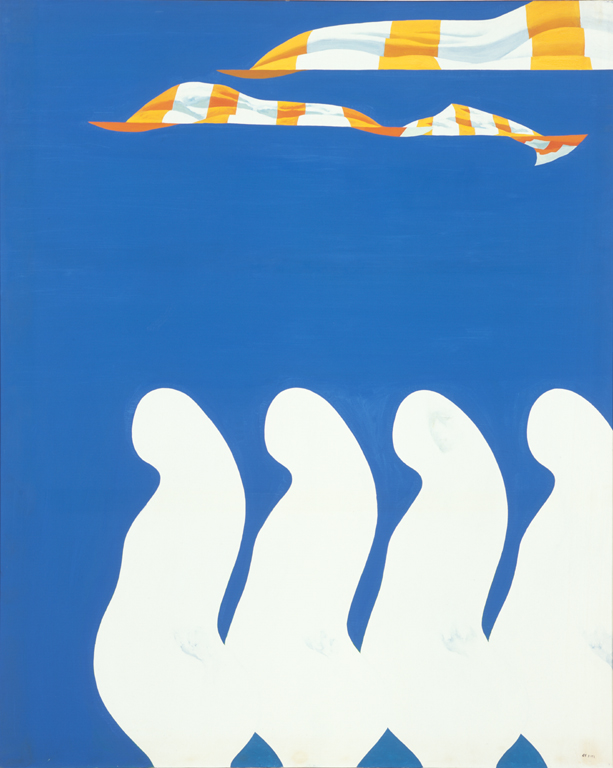 「満帆2」1969年、油彩・画布