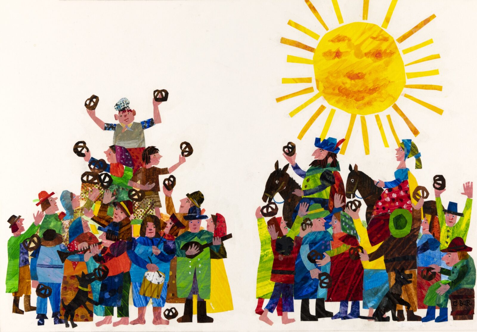 『プレッツェルのはじまり』1995年版、最終原画　