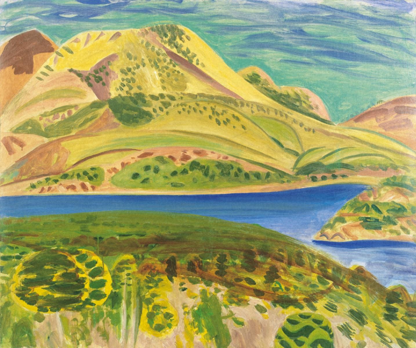 児島善三郎「箱根」1938年頃、当館蔵